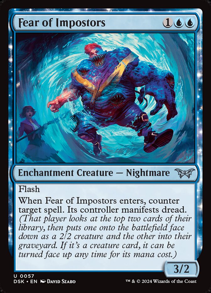 Fear of Impostors 57 (Duskmourn: House of Horror)  - Foil | Good Games Modbury