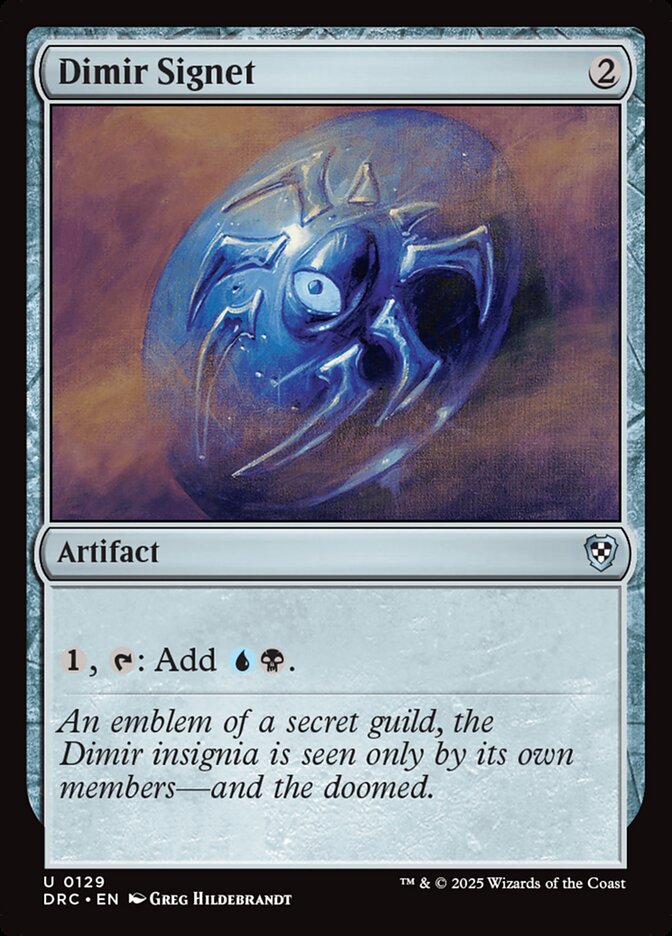 Dimir Signet 129 (Commander: Aetherdrift)  | Good Games Modbury