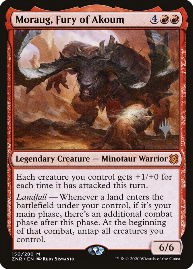 Moraug, Fury of Akoum 150 (Promo Pack: Zendikar Rising)  | Good Games Modbury