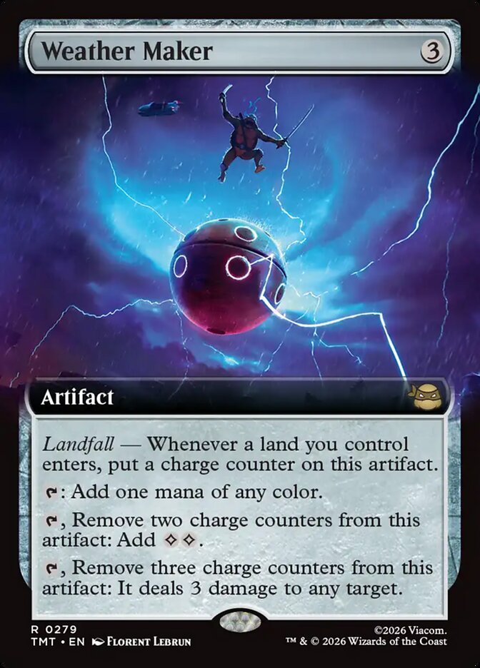 Weather Maker Extended Art 279 (Teenage Mutant Ninja Turtles)  - Extended Art Foil | Good Games Modbury