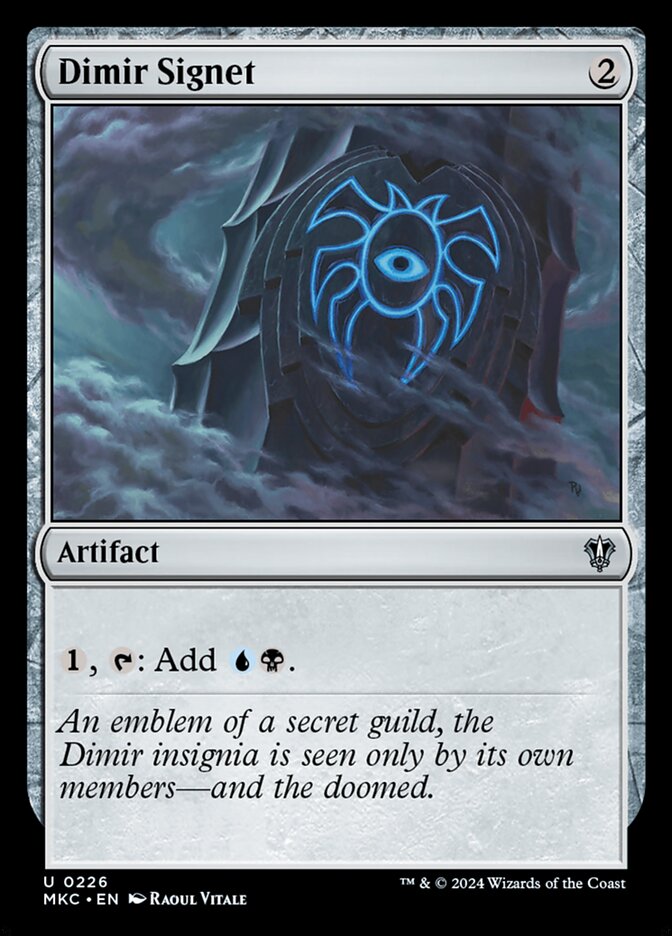 Dimir Signet 226/311 (Commander: Murders at Karlov Manor)  | Good Games Modbury