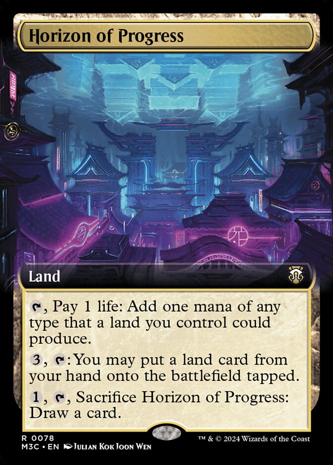 Horizon of Progress 78/411 (Commander: Modern Horizons 3)  - Extended Art | Good Games Modbury