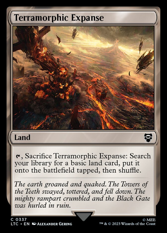 Terramorphic Expanse 337 (Commander: The Lord of the Rings: Tales of Middle-earth)  | Good Games Modbury