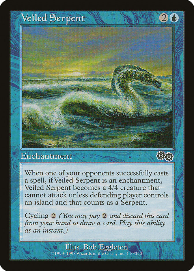 Veiled Serpent 110/350 (Urza's Saga)  | Good Games Modbury