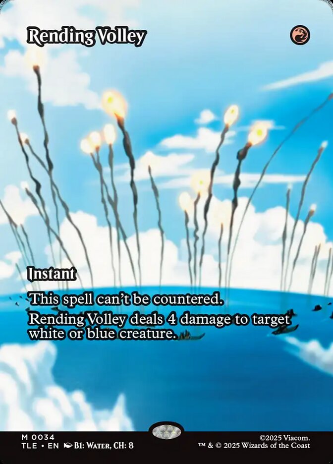 Rending Volley 34/317 (Avatar: The Last Airbender: Eternal-Legal)  - Borderless | Good Games Modbury