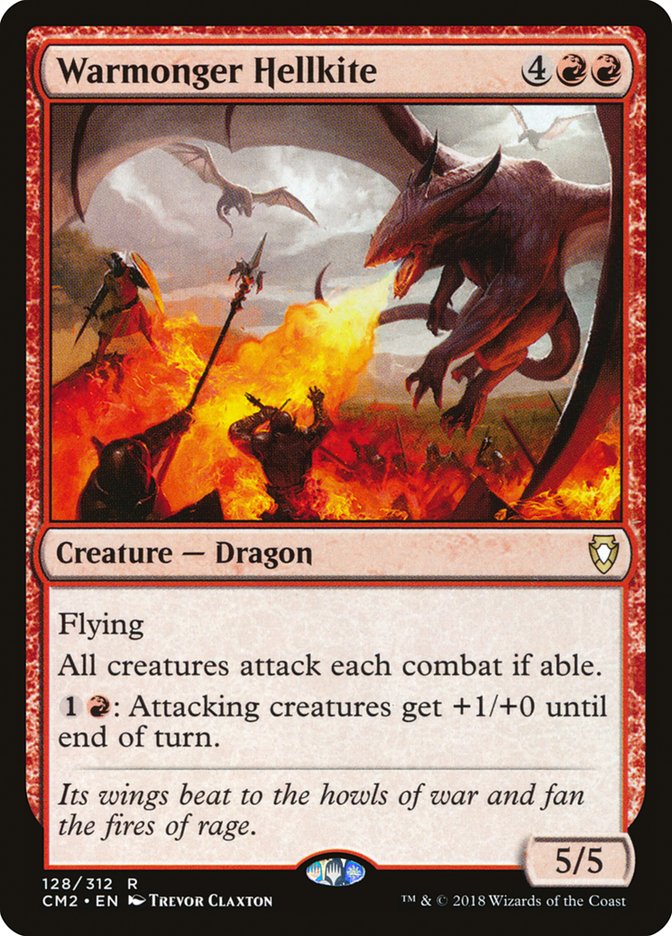 Warmonger Hellkite 128/312 (Commander Anthology Volume II)  | Good Games Modbury