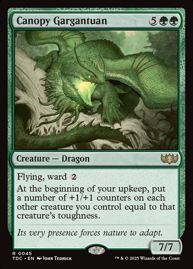 Canopy Gargantuan 45/413 (Commander: Tarkir: Dragonstorm)  | Good Games Modbury