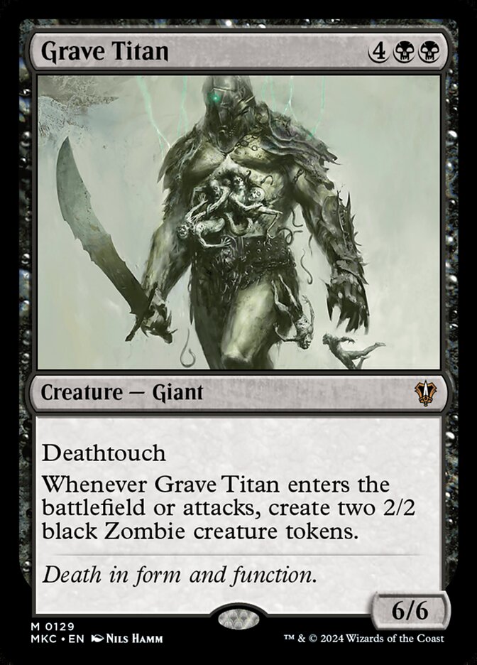 Grave Titan 129/311 (Commander: Murders at Karlov Manor)  | Good Games Modbury