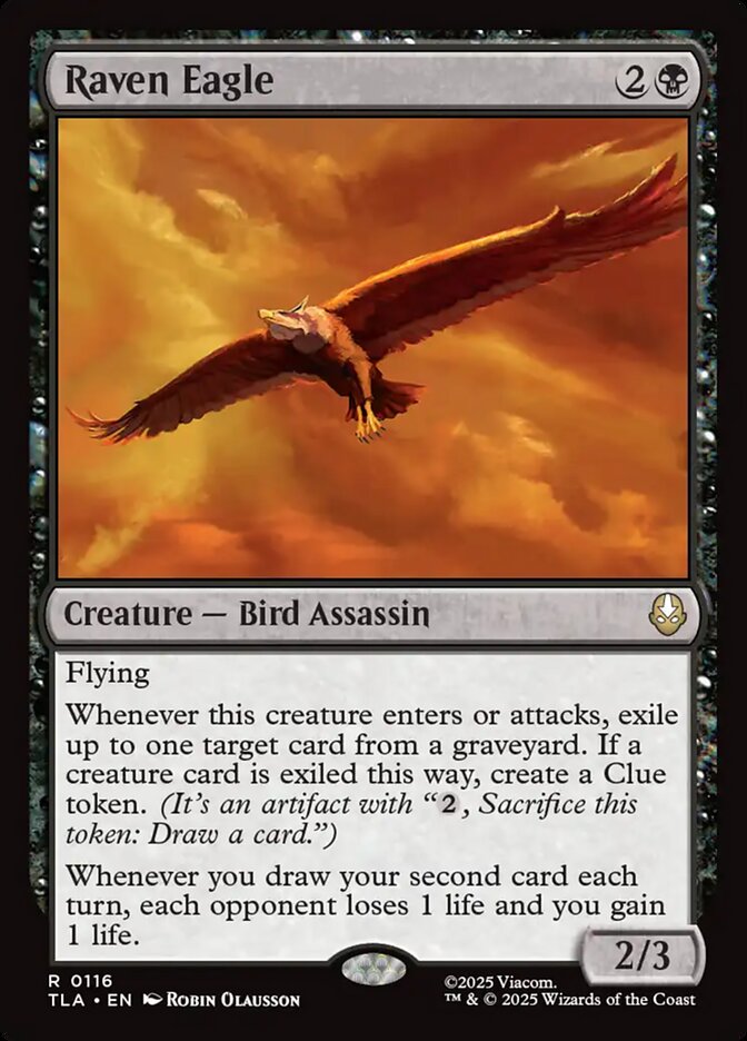 Raven Eagle 116 (Avatar: The Last Airbender)  - Foil | Good Games Modbury