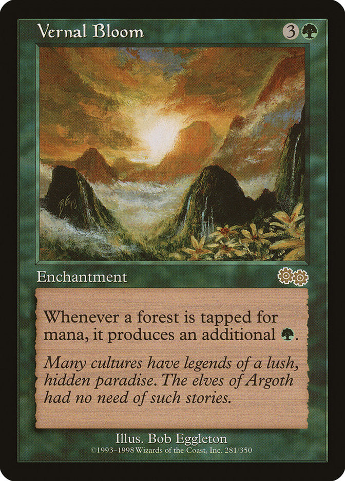 Vernal Bloom 281/350 (Urza's Saga)  | Good Games Modbury