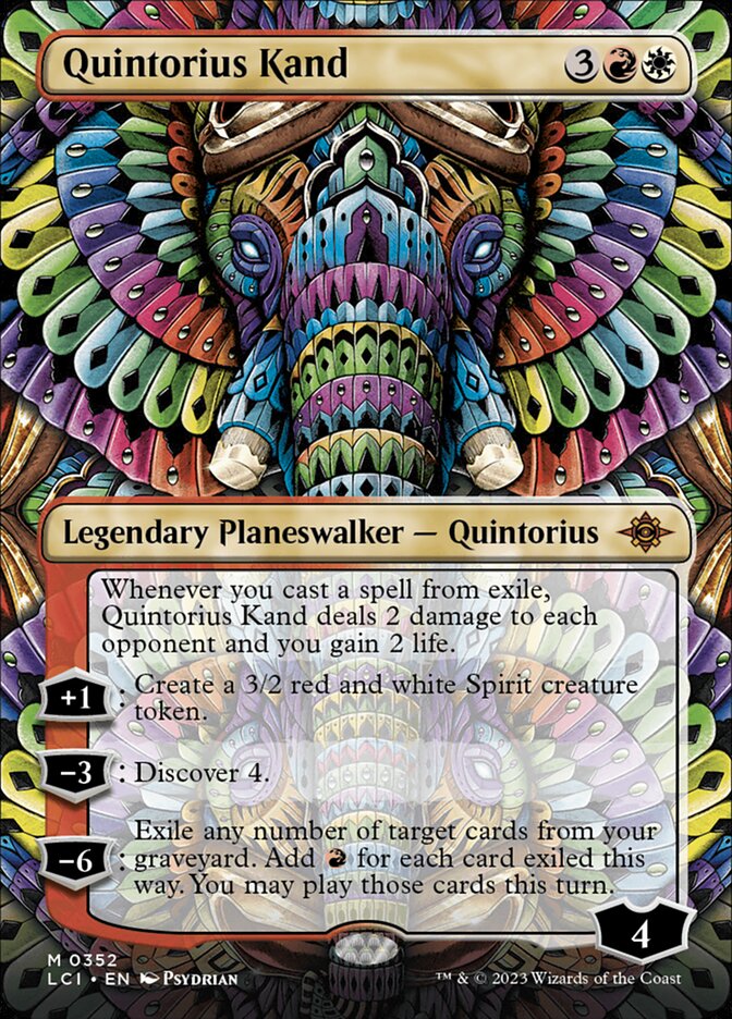 Quintorius Kand 352/291 (The Lost Caverns of Ixalan)  - Borderless Foil | Good Games Modbury