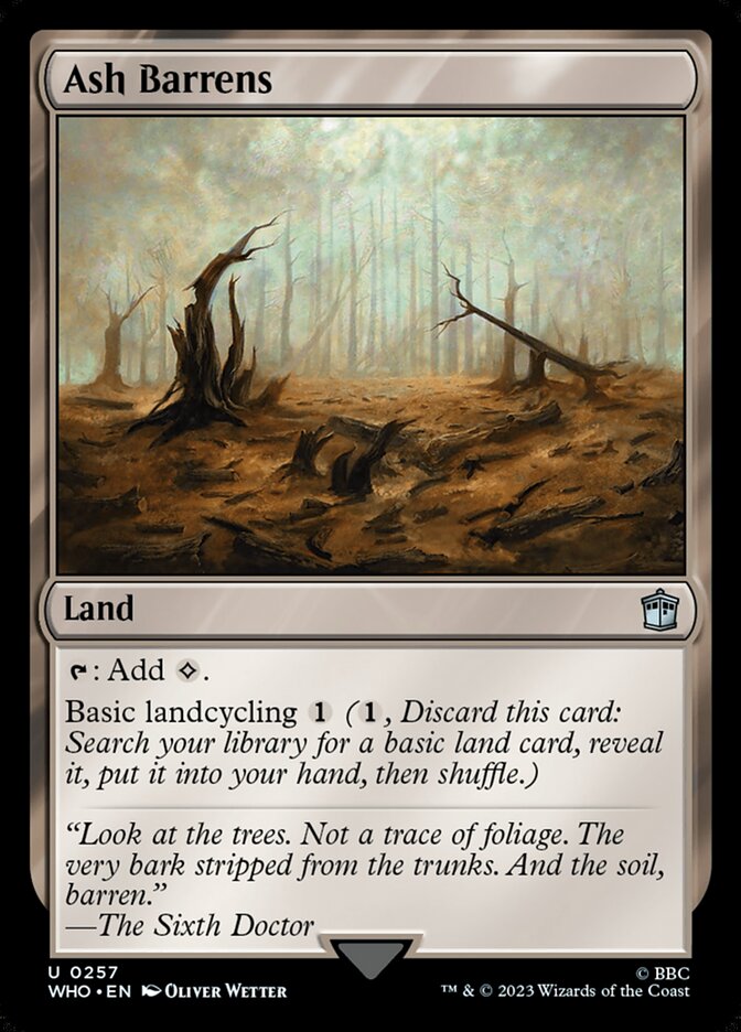 Ash Barrens 257/331 (Universes Beyond: Doctor Who)  | Good Games Modbury