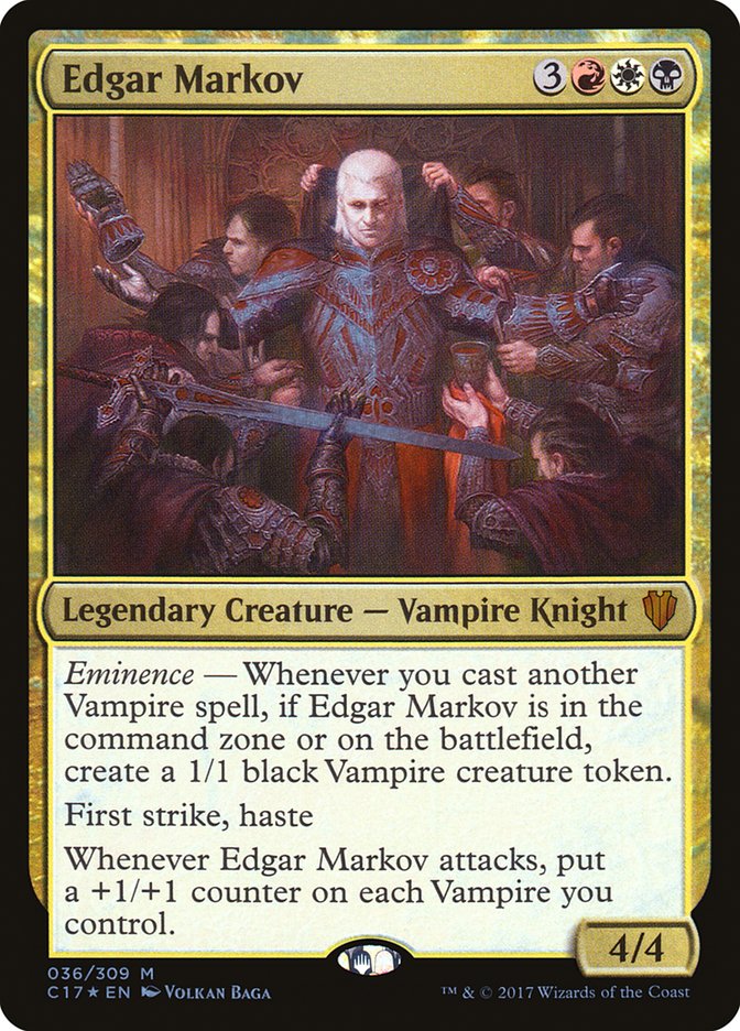 Edgar Markov 36/309 (Commander 2017)  - Foil | Good Games Modbury