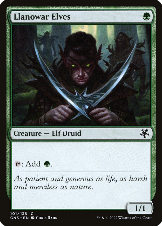 Llanowar Elves 101/135 (Magic Game Night: Free-For-All)  | Good Games Modbury