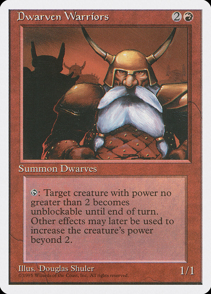 Dwarven Warriors 187/378 (Fourth Edition)  | Good Games Modbury