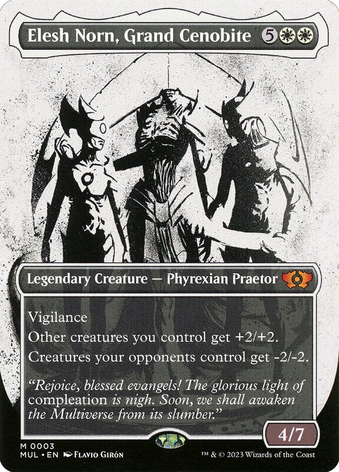 Elesh Norn, Grand Cenobite 3 (March of the Machine: Multiverse Legends)  - Borderless Foil | Good Games Modbury