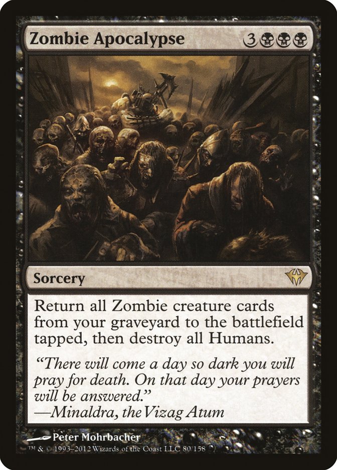 Zombie Apocalypse 80 (Dark Ascension)  - Foil | Good Games Modbury