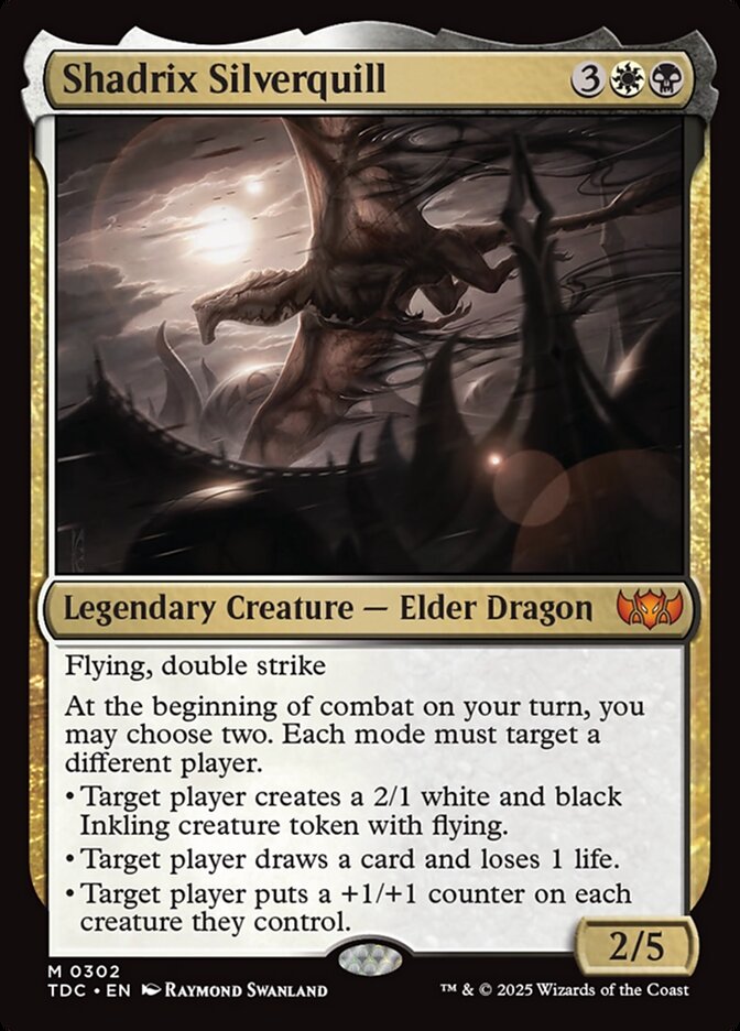 Shadrix Silverquill 302 (Commander: Tarkir: Dragonstorm)  | Good Games Modbury