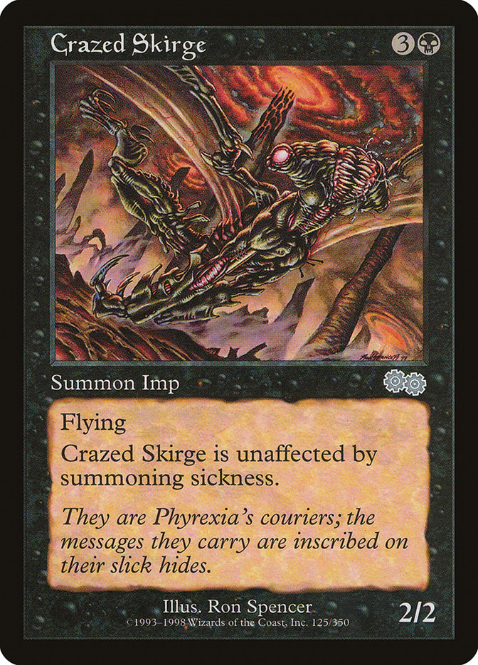 Crazed Skirge 125/350 (Urza's Saga)  | Good Games Modbury