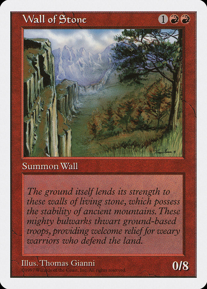 Wall of Stone 274/455 (Fifth Edition)  | Good Games Modbury