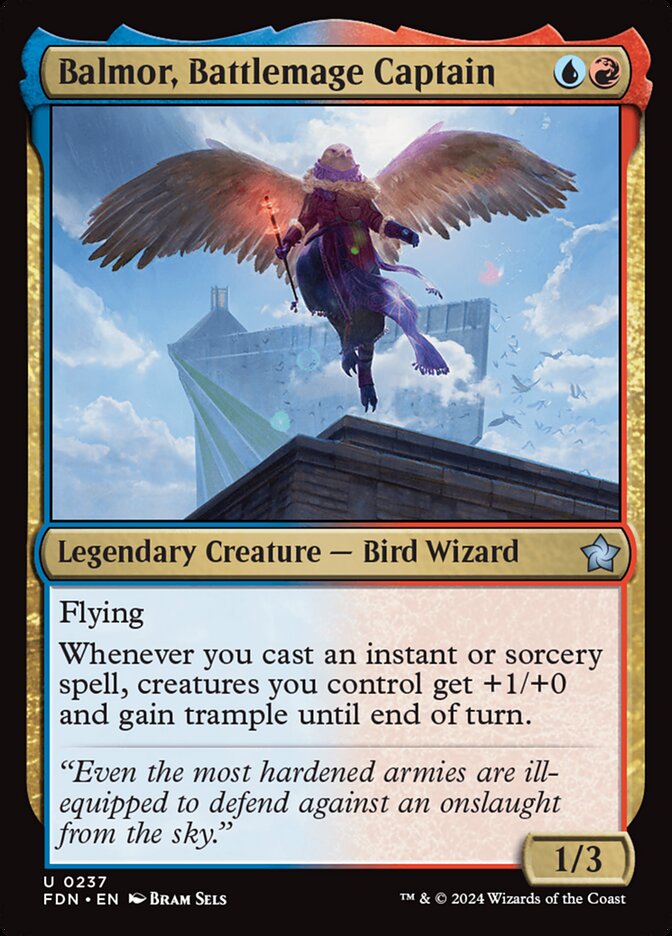 Balmor, Battlemage Captain 237 (Foundations)  - Foil | Good Games Modbury