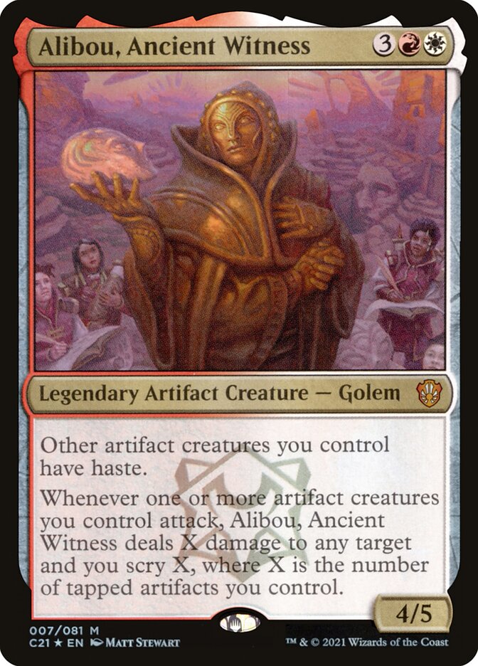 Alibou, Ancient Witness 7 (Commander 2021)  - Foil | Good Games Modbury