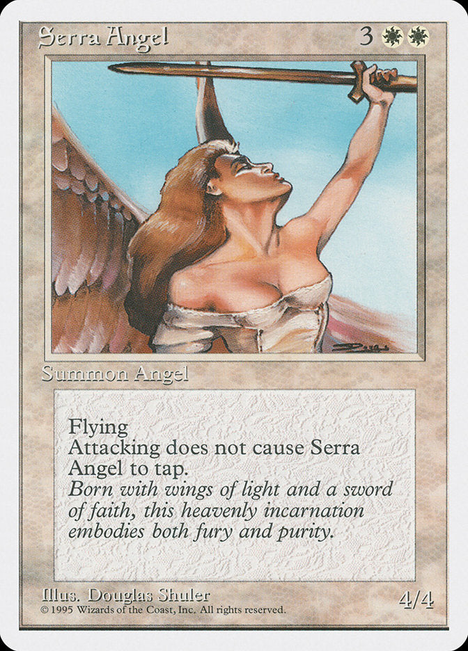 Serra Angel 50/378 (Fourth Edition)  | Good Games Modbury