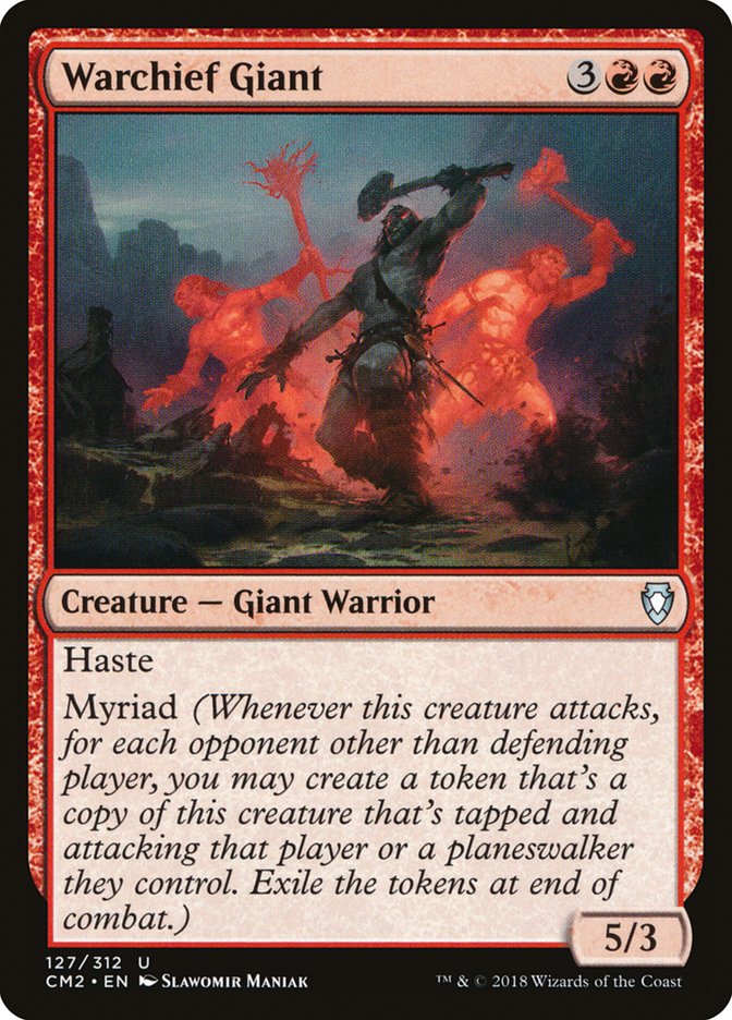 Warchief Giant 127/312 (Commander Anthology Volume II)  | Good Games Modbury