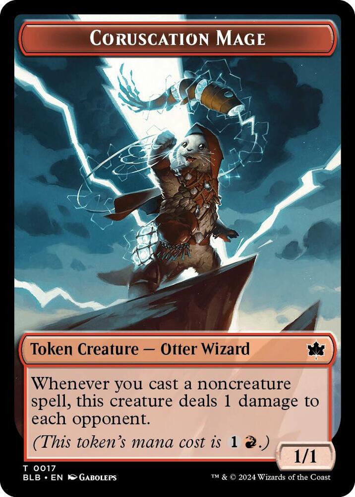 Coruscation Mage Token 17 (Bloomburrow)  | Good Games Modbury