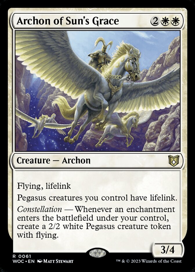 Archon of Sun's Grace 61/173 (Commander: Wilds of Eldraine)  | Good Games Modbury