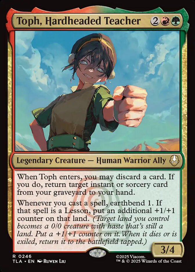 Toph, Hardheaded Teacher 246/286 (Avatar: The Last Airbender)  - Foil | Good Games Modbury