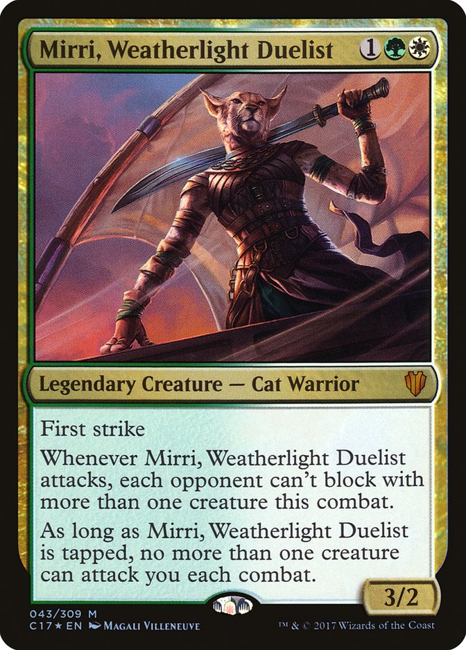 Mirri, Weatherlight Duelist 43 (Commander 2017)  - Foil | Good Games Modbury