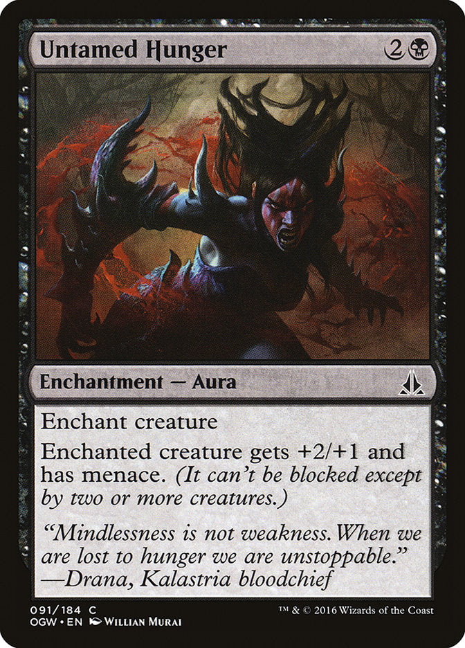 Untamed Hunger 91/184 (Oath of the Gatewatch)  - Foil | Good Games Modbury
