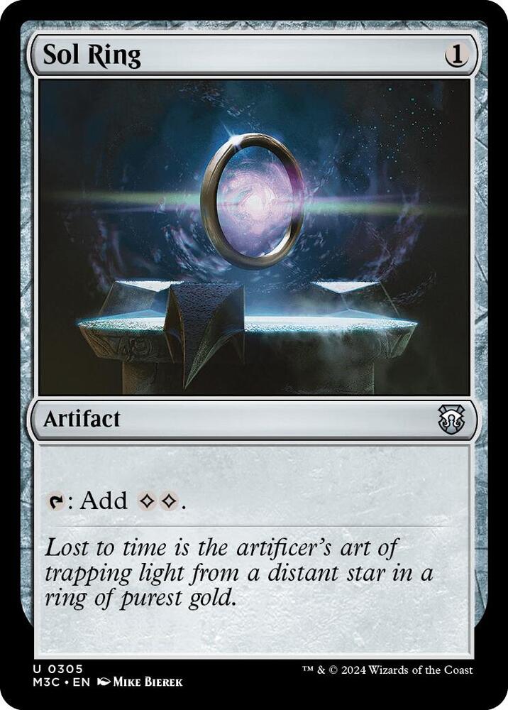 Sol Ring 305/411 (Commander: Modern Horizons 3)  - Ripple Foil | Good Games Modbury