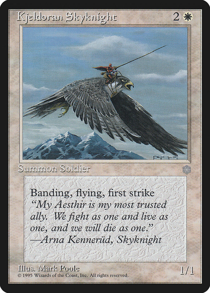 Kjeldoran Skyknight 40/383 (Ice Age)  | Good Games Modbury