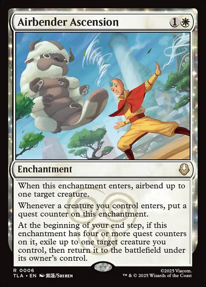 Airbender Ascension 6/286 (Avatar: The Last Airbender)  - Foil | Good Games Modbury
