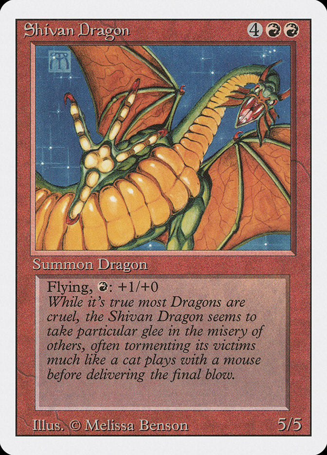 Shivan Dragon 177/306 (Revised Edition)  | Good Games Modbury