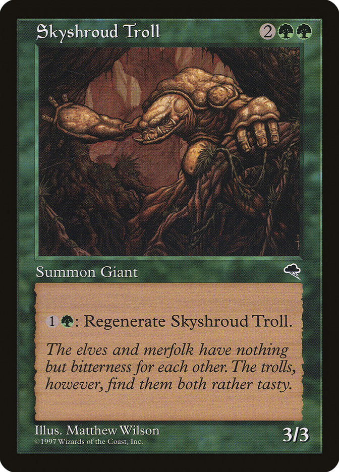 Skyshroud Troll 257/350 (Tempest)  | Good Games Modbury