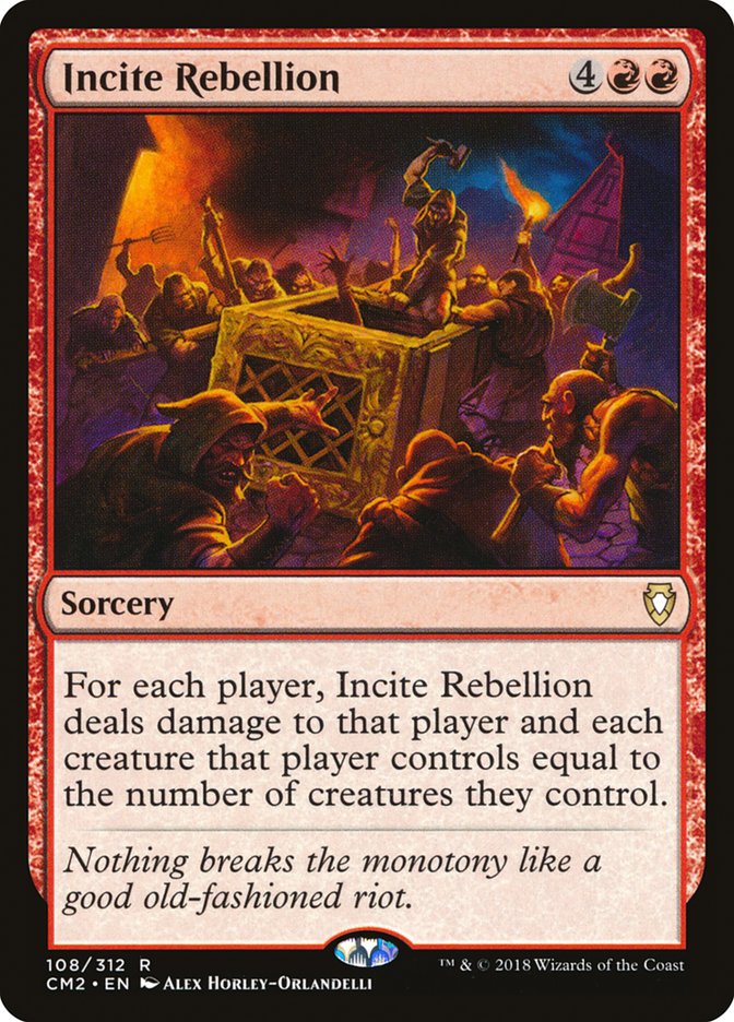 Incite Rebellion 108/312 (Commander Anthology Volume II)  | Good Games Modbury