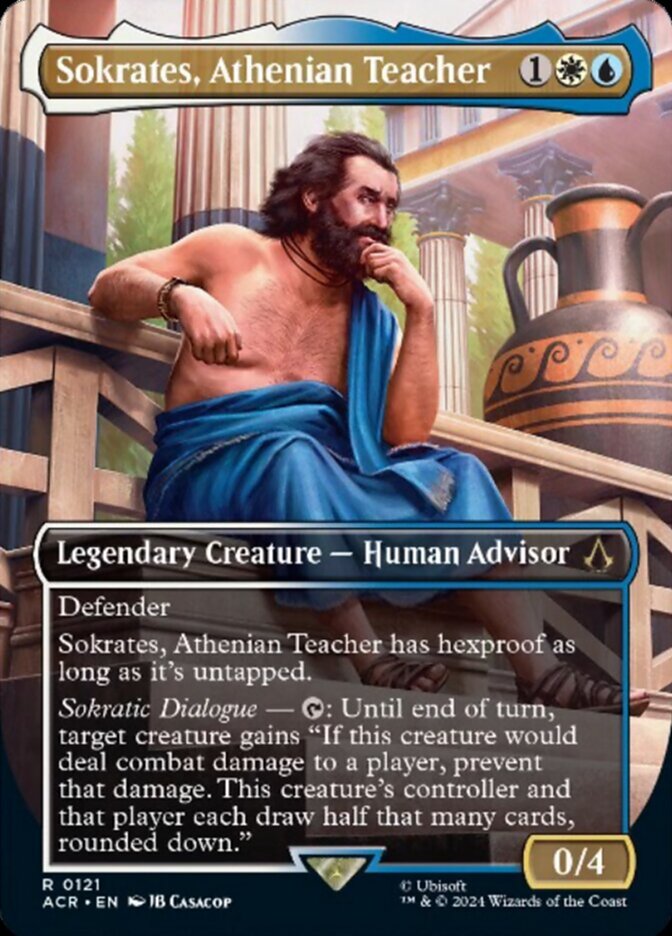 Sokrates, Athenian Teacher 121/110 (Universes Beyond: Assassin's Creed)  - Borderless | Good Games Modbury