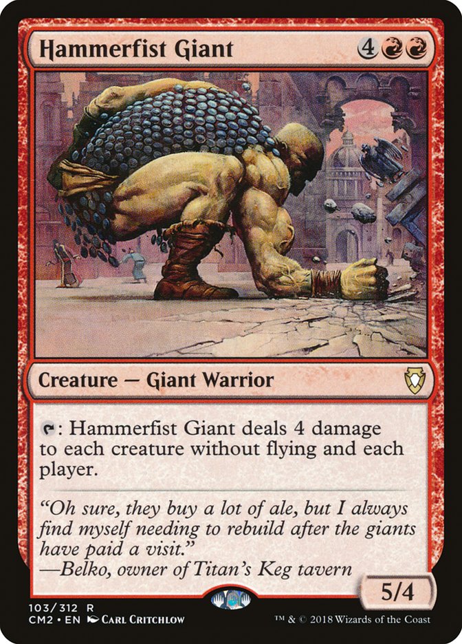 Hammerfist Giant 103/312 (Commander Anthology Volume II)  | Good Games Modbury