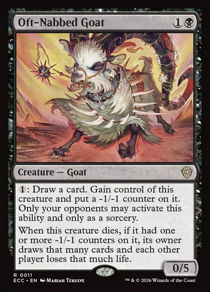 Oft-Nabbed Goat 11 (Commander: Lorwyn Eclipsed)  | Good Games Modbury