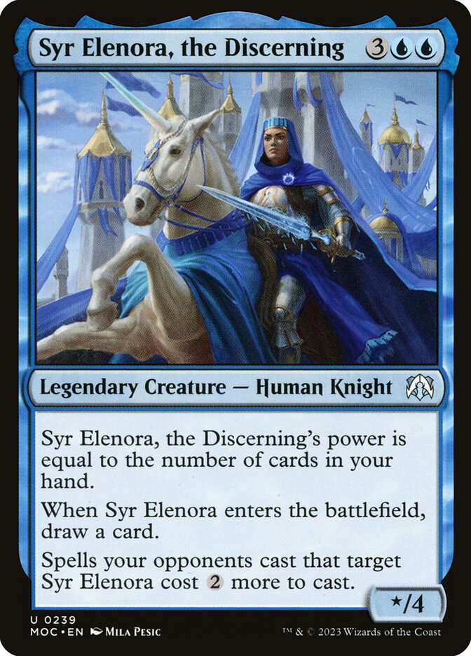 Syr Elenora, the Discerning 239/444 (Commander: March of the Machine)  | Good Games Modbury