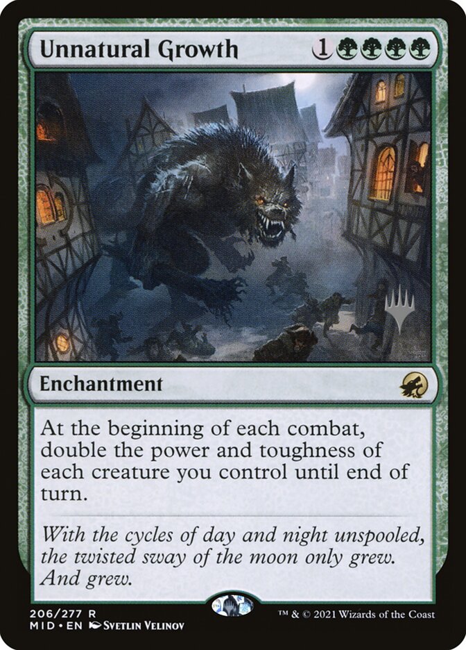Unnatural Growth 206 (Promo Pack: Innistrad: Midnight Hunt)  | Good Games Modbury