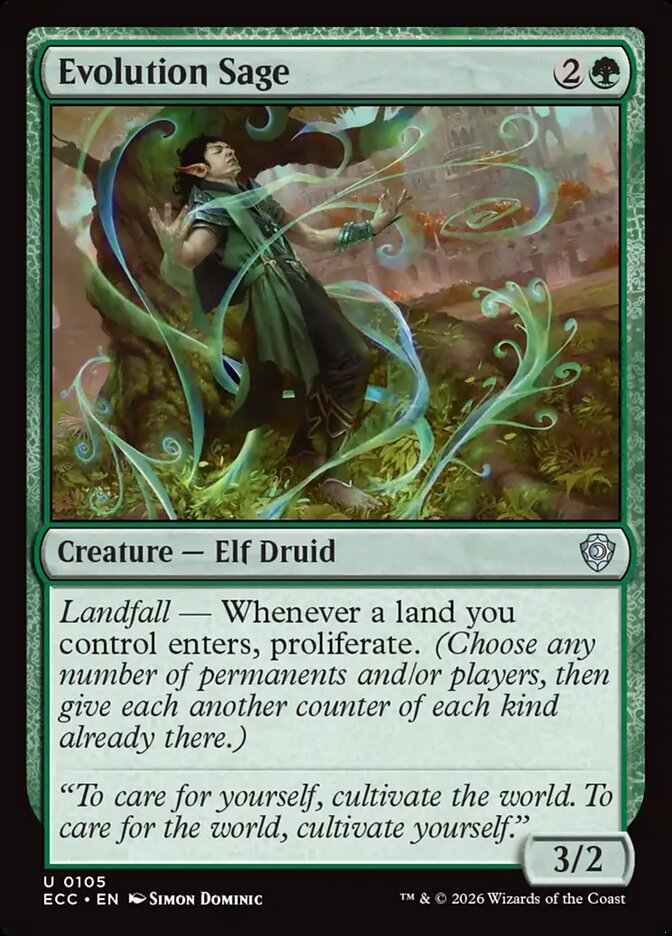 Evolution Sage 105/176 (Commander: Lorwyn Eclipsed)  | Good Games Modbury