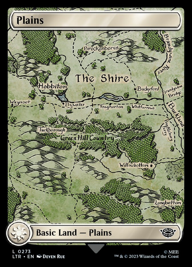 Plains 273 (Universes Beyond: The Lord of the Rings: Tales of Middle-earth)  - Full Art Foil | Good Games Modbury