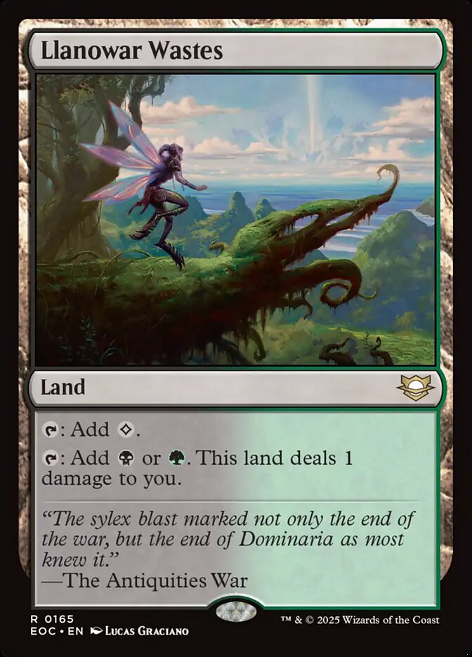 Llanowar Wastes 165 (Commander: Edge of Eternities)  | Good Games Modbury