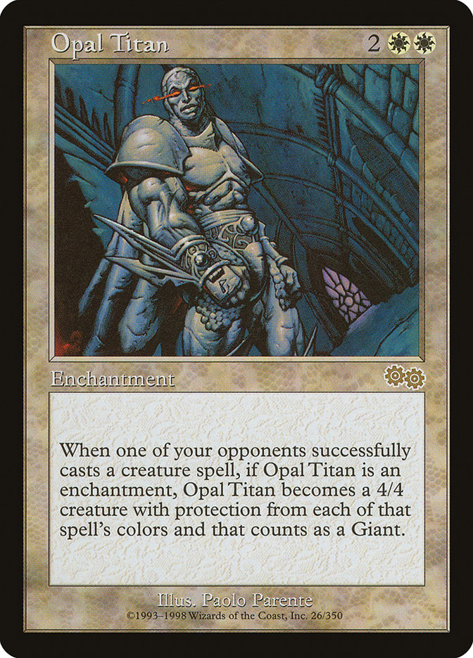Opal Titan 26/350 (Urza's Saga)  | Good Games Modbury