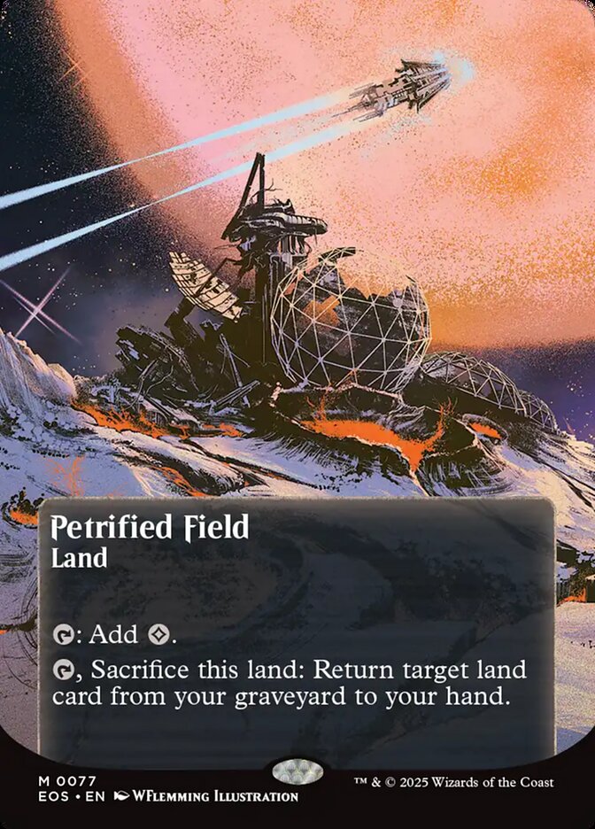 Petrified Field 77/45 (Edge of Eternities: Stellar Sights)  - Borderless | Good Games Modbury