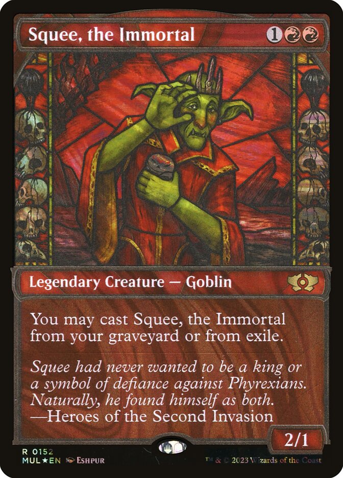 Squee, the Immortal 152/65 (March of the Machine: Multiverse Legends)  - Showcase Halo Foil | Good Games Modbury